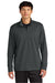 Sport-Tek ST672 Mens Micropique Sport-Wick 1/4 Zip Sweatshirt Iron Grey Model Front
