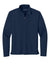Sport-Tek ST672 Mens Micropique Sport-Wick 1/4 Zip Sweatshirt True Navy Blue Flat Front