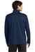 Sport-Tek ST672 Mens Micropique Sport-Wick 1/4 Zip Sweatshirt True Navy Blue Model Back
