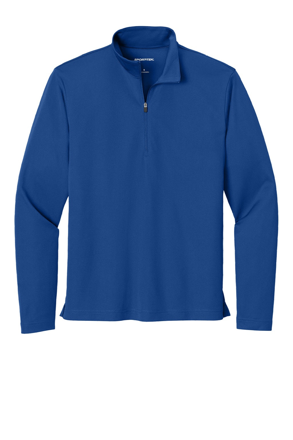 Sport-Tek ST672 Mens Micropique Sport-Wick 1/4 Zip Sweatshirt True Royal Blue Flat Front