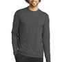 Sport-Tek Mens Exchange 1.5 Long Sleeve Crewneck T-Shirt - Heather Graphite Grey - Closeout