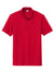 Sport-Tek ST725 Mens Moisture Wicking Re-Compete Short Sleeve Polo Shirt Deep Red Flat Front