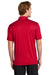 Sport-Tek ST725 Mens Moisture Wicking Re-Compete Short Sleeve Polo Shirt Deep Red Model Back