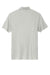 Sport-Tek ST725 Mens Moisture Wicking Re-Compete Short Sleeve Polo Shirt Silver Grey Flat Back