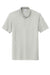Sport-Tek ST725 Mens Moisture Wicking Re-Compete Short Sleeve Polo Shirt Silver Grey Flat Front