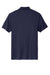 Sport-Tek ST725 Mens Moisture Wicking Re-Compete Short Sleeve Polo Shirt True Navy Blue Flat Back