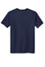 Sport-Tek ST760 Mens Echo Moisture Wicking Short Sleeve Crewneck T-Shirt True Navy Blue Flat Back