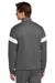 Sport-Tek ST800 Mens Moisture Wicking Travel Full Zip Jacket Iron Grey/White Model Back