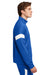 Sport-Tek ST800 Mens Moisture Wicking Travel Full Zip Jacket True Royal Blue/White Model Side