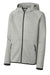 Sport-Tek ST840 Mens Phenom Full Zip Hooded Sweatshrt Hoodie w/ Pockets Heather Grey Form Front