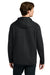 Sport-Tek ST840 Mens Phenom Full Zip Hooded Sweatshrt Hoodie w/ Pockets Black Model Back