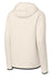 Sport-Tek ST840 Mens Phenom Full Zip Hooded Sweatshrt Hoodie w/ Pockets Ecru Forn Back