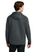Sport-Tek ST840 Mens Phenom Full Zip Hooded Sweatshrt Hoodie w/ Pockets Iron Grey Model Back