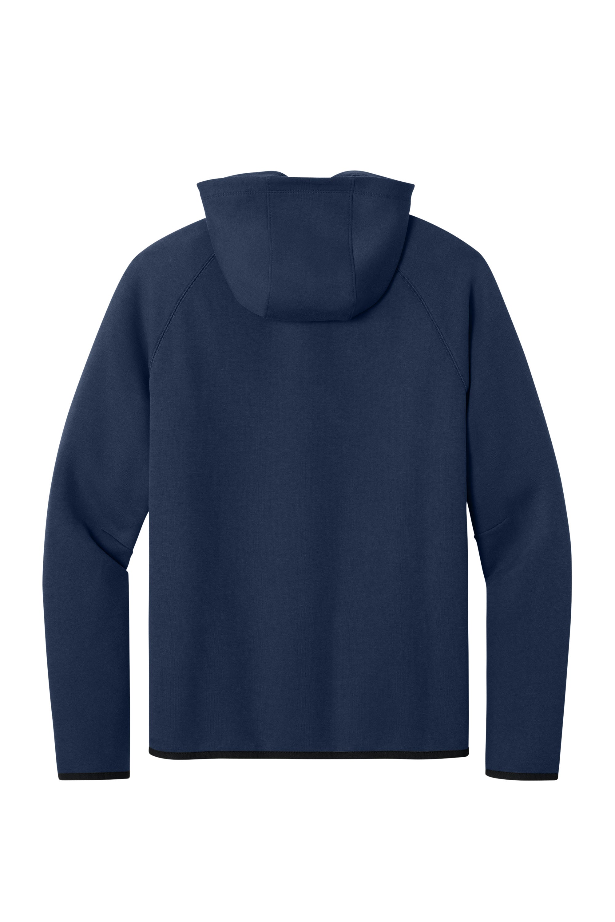 Sport-Tek ST840 Mens Phenom Full Zip Hooded Sweatshrt Hoodie w/ Pockets True Navy Blue Flat Back
