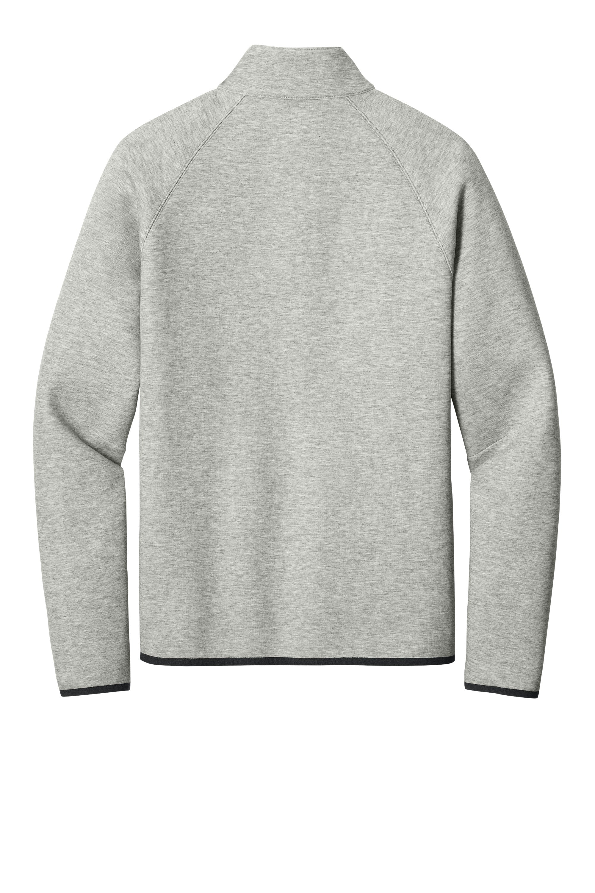 Sport-Tek ST841 Mens Phenom 1/4 Zip Sweatshirt w/ Pockets Heather Grey Flat Back