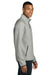 Sport-Tek ST841 Mens Phenom 1/4 Zip Sweatshirt w/ Pockets Heather Grey Model Side