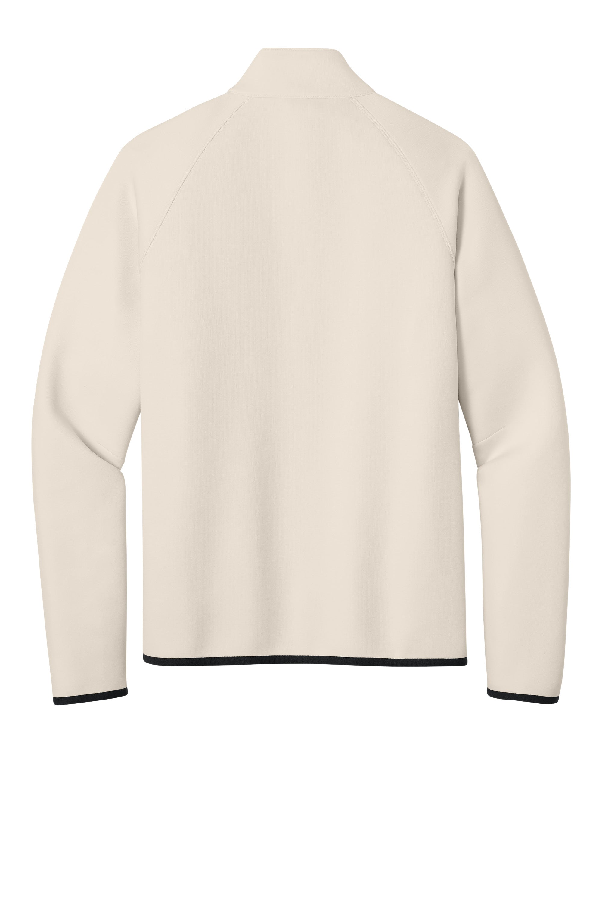 Sport-Tek ST841 Mens Phenom 1/4 Zip Sweatshirt w/ Pockets Ecru Flat Back