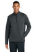 Sport-Tek ST841 Mens Phenom 1/4 Zip Sweatshirt w/ Pockets Iron Grey Model Front