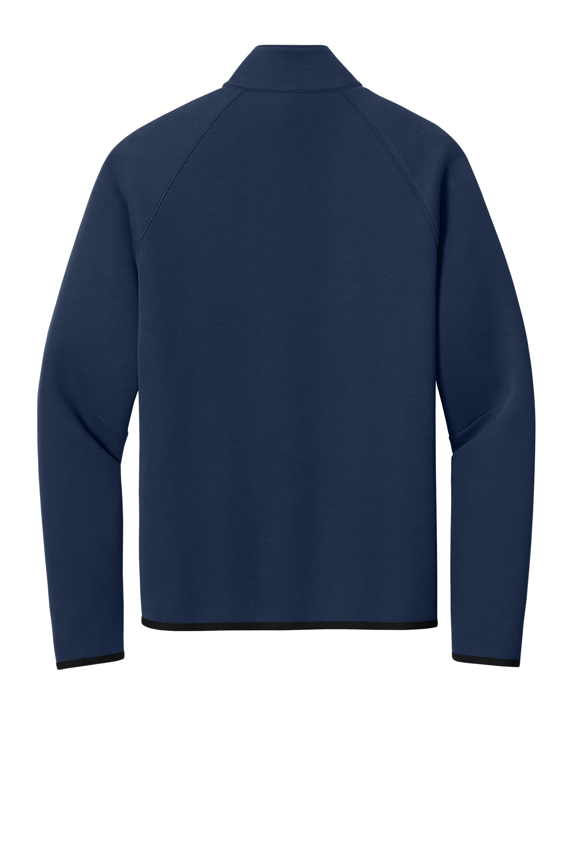 Sport-Tek ST841 Mens Phenom 1/4 Zip Sweatshirt w/ Pockets True Navy Blue Flat Back