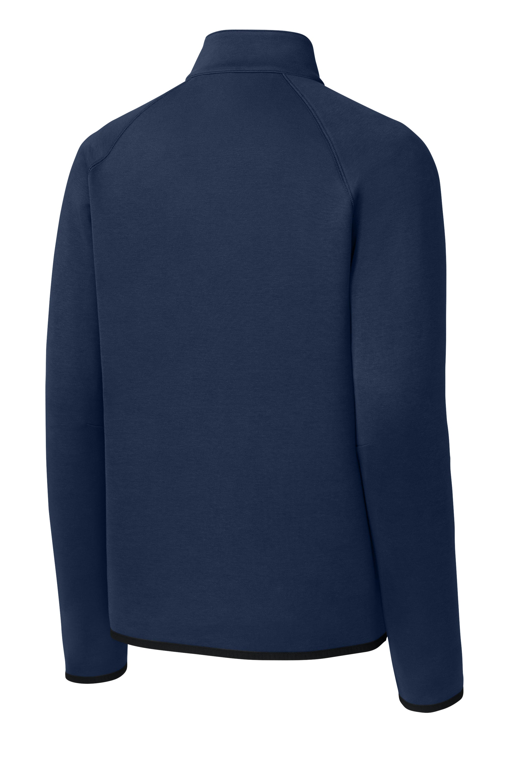 Sport-Tek ST841 Mens Phenom 1/4 Zip Sweatshirt w/ Pockets True Navy Blue Forn Back