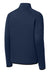 Sport-Tek ST841 Mens Phenom 1/4 Zip Sweatshirt w/ Pockets True Navy Blue Forn Back