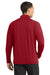 Sport-Tek ST850/TST850 Mens Sport-Wick Moisture Wicking 1/4 Zip Sweatshirt Deep Red Model Back