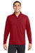Sport-Tek ST850/TST850 Mens Sport-Wick Moisture Wicking 1/4 Zip Sweatshirt Deep Red Model Front
