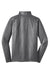 Sport-Tek ST850/TST850 Mens Sport-Wick Moisture Wicking 1/4 Zip Sweatshirt Heather Charcoal Grey Flat Back