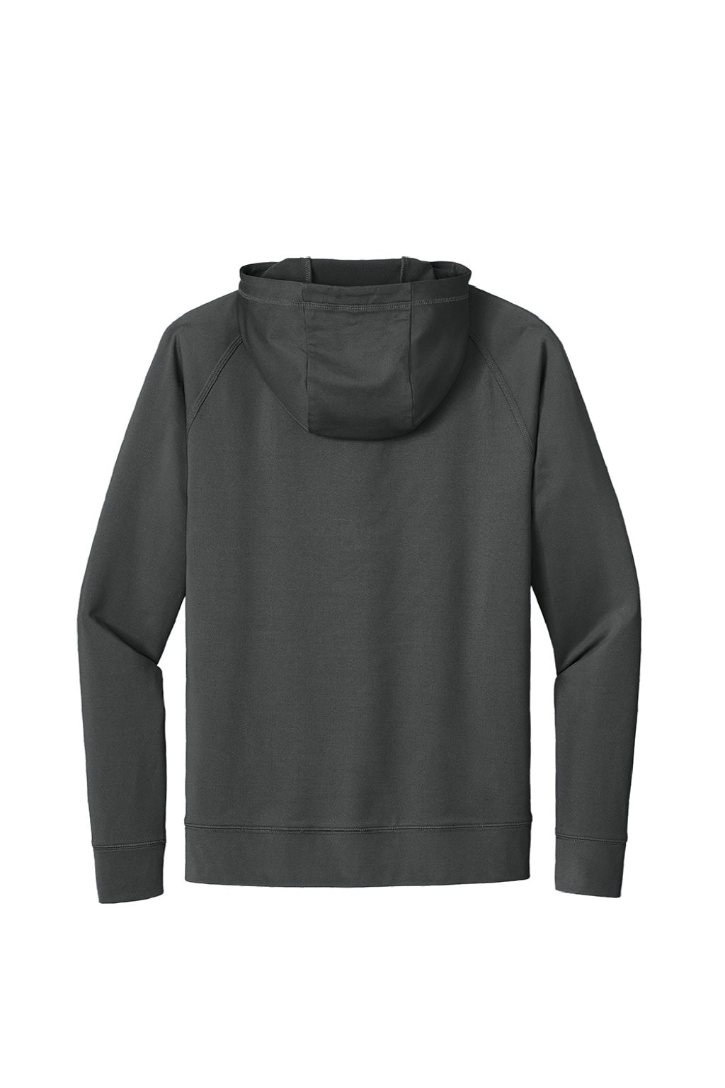 Sport-Tek ST856 Mens Sport-Wick Moisture Wicking 1/4 Zip Hooded Sweatshirt Hoodie w/ Pouch Pocket Charcoal Grey Flat Back