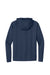 Sport-Tek ST856 Mens Sport-Wick Moisture Wicking 1/4 Zip Hooded Sweatshirt Hoodie w/ Pouch Pocket True Navy Blue Flat Back