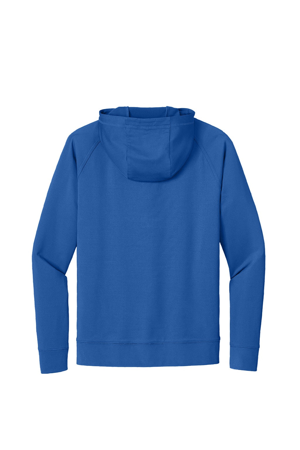 Sport-Tek ST856 Mens Sport-Wick Moisture Wicking 1/4 Zip Hooded Sweatshirt Hoodie w/ Pouch Pocket True Royal Blue Flat Back