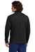 Sport-Tek ST857 Mens Sport-Wick Moisture Wicking Full Zip Cadet Jacket Black Model Back
