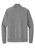 Sport-Tek ST857 Mens Sport-Wick Moisture Wicking Full Zip Cadet Jacket Heather Charcoal Grey Flat Back