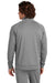 Sport-Tek ST857 Mens Sport-Wick Moisture Wicking Full Zip Cadet Jacket Heather Charcoal Grey Model Back
