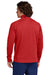 Sport-Tek ST857 Mens Sport-Wick Moisture Wicking Full Zip Cadet Jacket Deep Red Model Back
