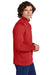 Sport-Tek ST857 Mens Sport-Wick Moisture Wicking Full Zip Cadet Jacket Deep Red Model Side