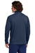 Sport-Tek ST857 Mens Sport-Wick Moisture Wicking Full Zip Cadet Jacket True Navy Blue Model Back