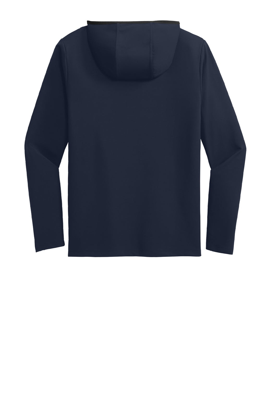 Sport-Tek ST870 Mens Circuit Full Zip Hooded Sweatshirt Hoodie w/ Pockets True Navy Blue Flat Back