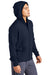 Sport-Tek ST870 Mens Circuit Full Zip Hooded Sweatshirt Hoodie w/ Pockets True Navy Blue Model 3q