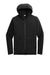 Sport-Tek ST870 Mens Circuit Full Zip Hooded Sweatshirt Hoodie w/ Pockets Deep Black Flat Front
