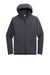 Sport-Tek ST870 Mens Circuit Full Zip Hooded Sweatshirt Hoodie w/ Pockets Graphite Grey Flat Front