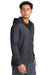 Sport-Tek ST870 Mens Circuit Full Zip Hooded Sweatshirt Hoodie w/ Pockets Graphite Grey Model 3q
