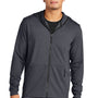 Sport-Tek Mens Circuit Full Zip Hooded Sweatshirt Hoodie w/ Pockets - Graphite Grey