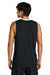 Sport-Tek ST900 Mens Rival Basketball Moisture Wicking Reversible Jersey Tank Top Black/White Model Back
