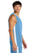 Sport-Tek ST900 Mens Rival Basketball Moisture Wicking Reversible Jersey Tank Top Carolina Blue/White Model Side
