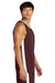 Sport-Tek ST900 Mens Rival Basketball Moisture Wicking Reversible Jersey Tank Top Maroon/White Model Side