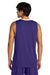 Sport-Tek ST900 Mens Rival Basketball Moisture Wicking Reversible Jersey Tank Top Purple/White Model Back