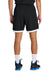 Sport-Tek ST901 Mens Rival Moisture Wicking Basketball Shorts Black/White Model Back