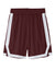 Sport-Tek ST901 Mens Rival Moisture Wicking Basketball Shorts Maroon/White Flat Front