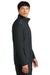 Sport-Tek ST940 Mens Teknical Hybrid Full Zip Jacket Black Model Side